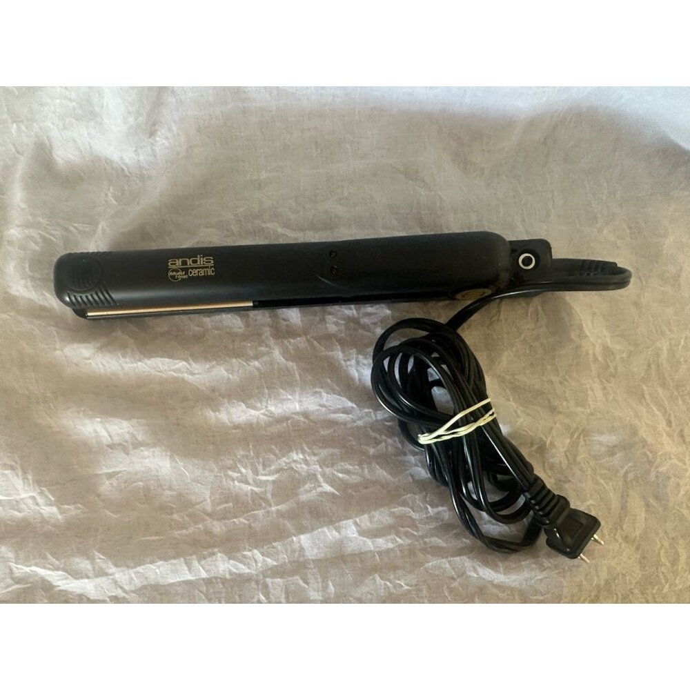 🌵4/$25 Andis Multi Heat Ceramic Flat Iron‎ Hair Straightener Black 1" CSI-1EA